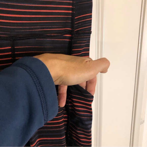 Lululemon Speed Tight IV Twisted Dune leggings full length Alarming Black size 4 - Picture 8 of 14